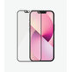 Закалено стъкло съвместимо с калъф и плъзгач за камерата AB за iPhone 13 mini, Черно, Black