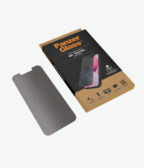 Закалено стъкло стандартно с поверителност AB за iPhone 13 mini, Прозрачен, Transparent