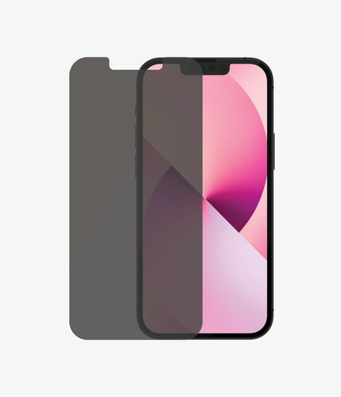 Закалено стъкло стандартно с поверителност AB за iPhone 13 mini, Прозрачен, Transparent