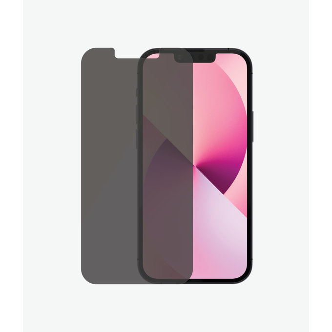 Закалено стъкло стандартно с поверителност AB за iPhone 13 mini, Прозрачен, Transparent