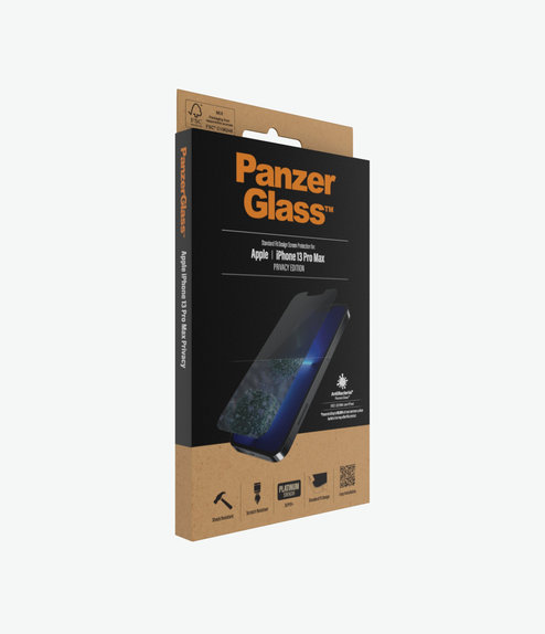 Закалено стъкло стандартно с поверителност AB за iPhone 13 Pro Max и 14 Plus, Прозрачен, Transparent