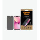 Закалено стъкло съвместимо с калъф с поверителност AB за iPhone 13 mini, Черно, Black