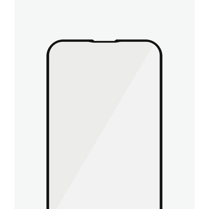 Закалено стъкло съвместимо с калъф AB за iPhone 13 mini, Черно, Black