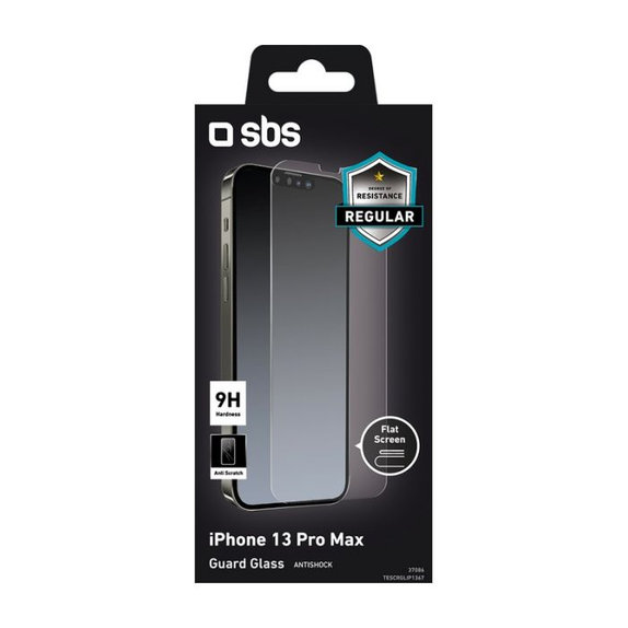 Закалено стъкло за iPhone 13 Pro Max и 14 Plus, Прозрачен, Transparent, SBS