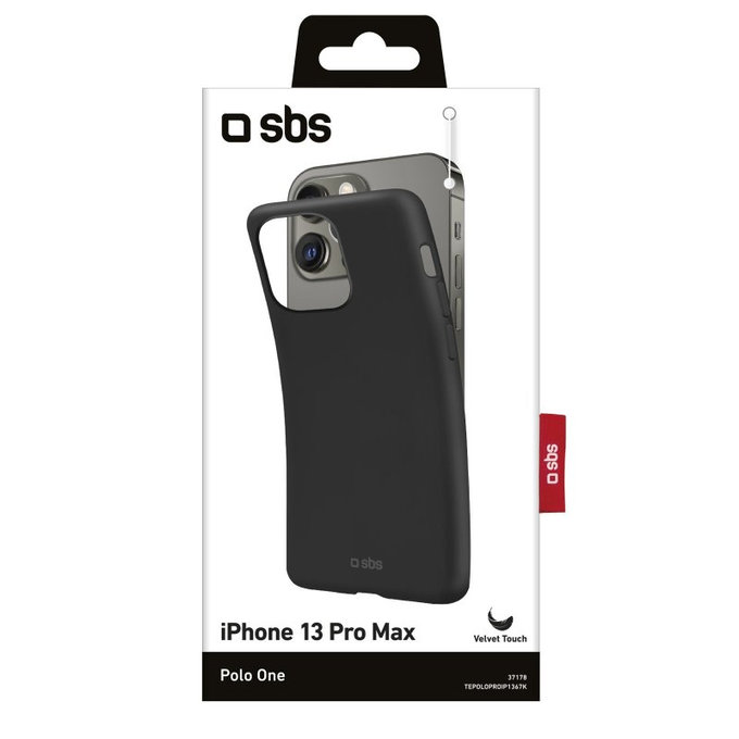 Калъф Polo One за iPhone 13 Pro Max, Черно, Black