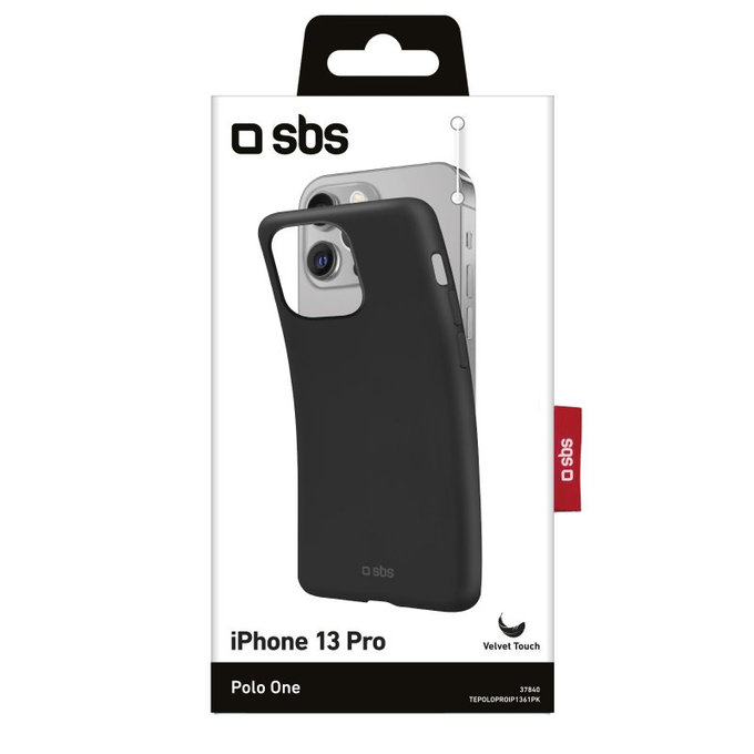Калъф Polo One за iPhone 13 Pro, Черно, Black