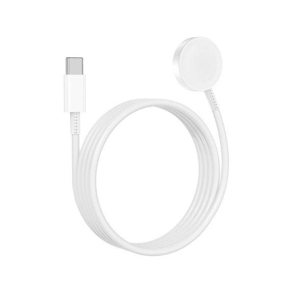 Магнитен бърз кабел за зареждане Apple Watch USB-C, 1m, алуминий, aluminium, Bulk, Apple