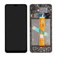 дисплей за Samsung A12 A127F, A032F, Тъчскрийн и рамка, GH82-26485A, GH82-26486A, (Black) , Genuine Service Pack