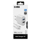 10W заряден адаптер 2x USB + USB / Lightning кабел, Бял, White, SBS