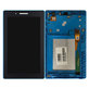 LCD дисплей за Lenovo TAB 3 TB3-710F, Тъчскрийн и рамка, син, Blue, TFT
