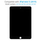 LCD дисплей за iPad Mini 5, Black, Тъчскрийн без рамка, Refurbished