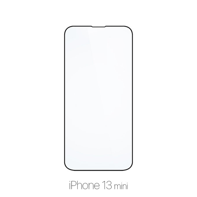 Закалено стъкло FullCover за iPhone 13 mini, FixPremium