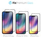 Закалено стъкло FullCover за iPhone 13, 13 Pro и 14, FixPremium