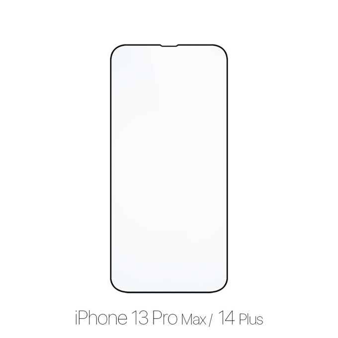 Закалено стъкло FullCover за iPhone 13 Pro Max и 14 Plus, FixPremium