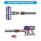Смукателна тръба за Dyson V-series, Outsize, сребърен, Silver