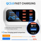 USB зарядна станция с USB 3.0 и USB-C, Asometech Model E