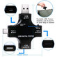 USB дигитален тестер 2в1 (с USB-C и USB 3.0), Eversame