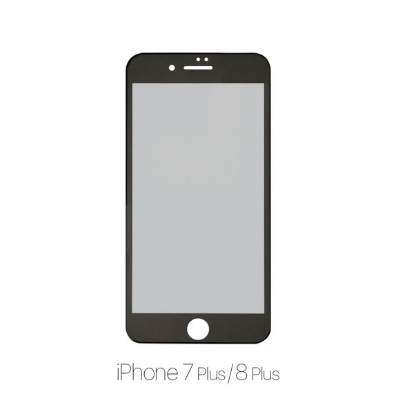 Закалено стъкло Privacy Anti-Spy за iPhone 7 Plus и 8 Plus, FixPremium
