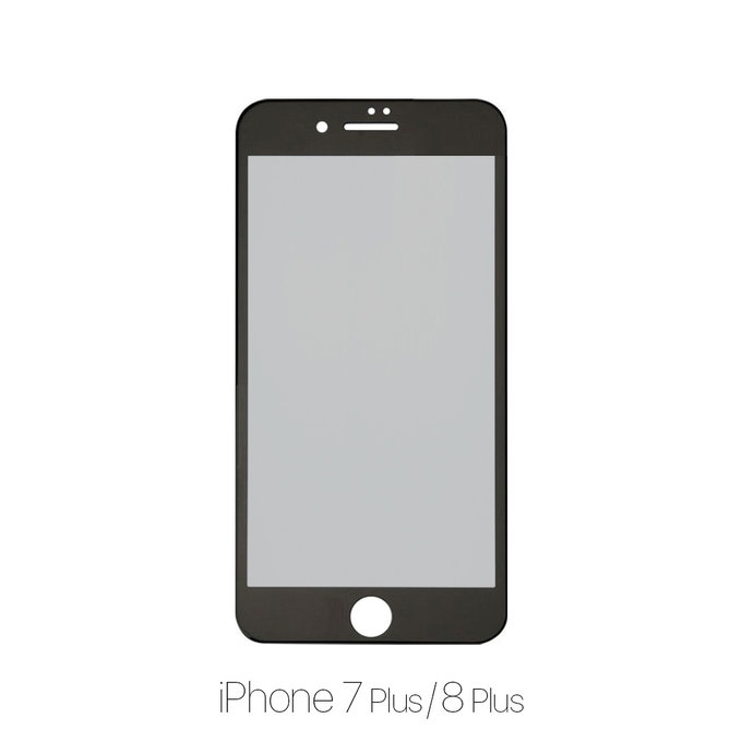 Закалено стъкло Privacy Anti-Spy за iPhone 7 Plus и 8 Plus, FixPremium