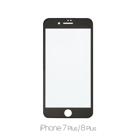 Закалено стъкло FullCover за iPhone 7 Plus и 8 Plus, FixPremium