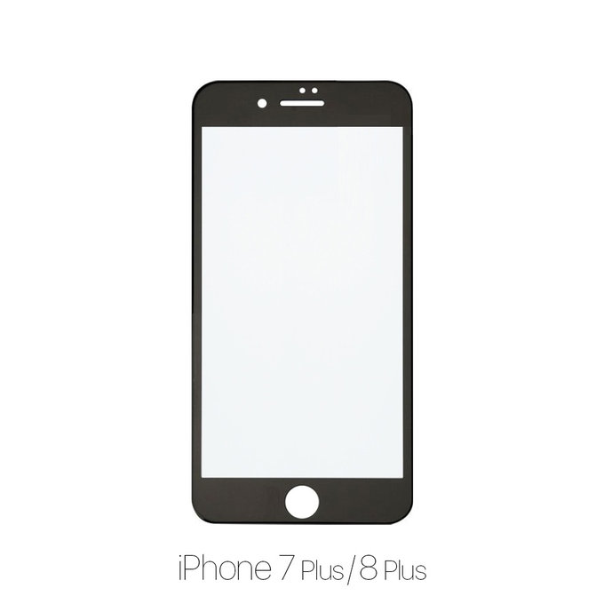 Закалено стъкло FullCover за iPhone 7 Plus и 8 Plus, FixPremium