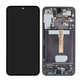 дисплей за Samsung S22 Plus S906B, Тъчскрийн и рамка, GH82-27500A, GH82-27501A, Phantom Black, Genuine Service Pack