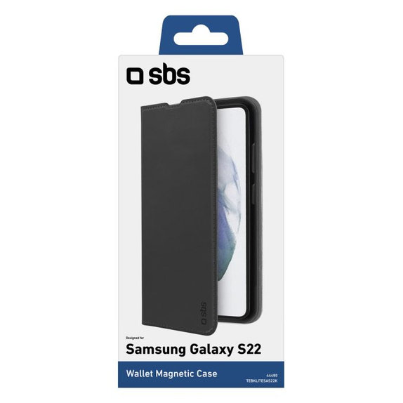Калъф Book Wallet Lite за Samsung S22, Черно, Black