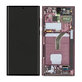 дисплей за Samsung S22 Ultra S908B, Тъчскрийн и рамка, GH82-27488B, GH82-27489B, Burgundy, Genuine Service Pack