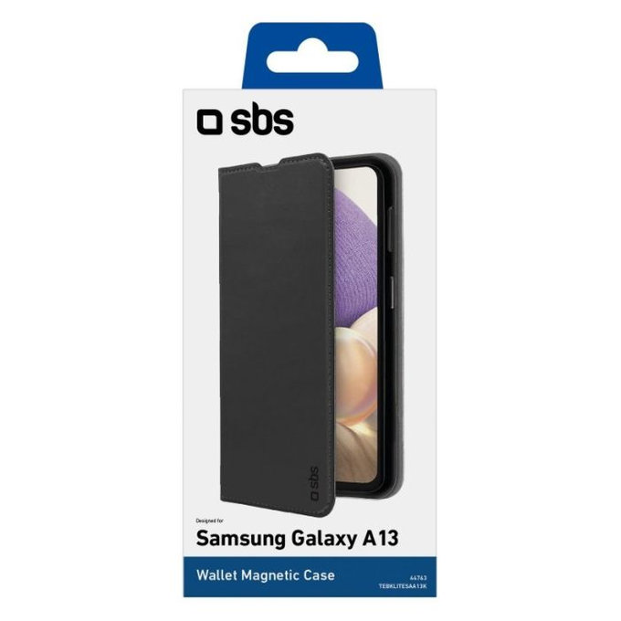 Калъф Book Wallet Lite за Samsung A13 5G & A04s, Черно, Black
