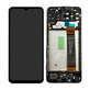 дисплей за Samsung A13 A135F, Тъчскрийн и рамка, TFT, GH82-28508A, GH82-28653A, черен, Black, Genuine Service Pack
