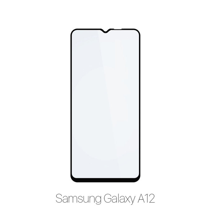 Закалено стъкло FullCover за Samsung A12, FixPremium