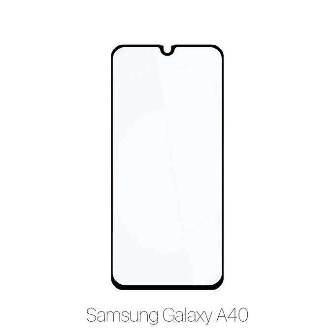 Закалено стъкло FullCover за Samsung A40, FixPremium