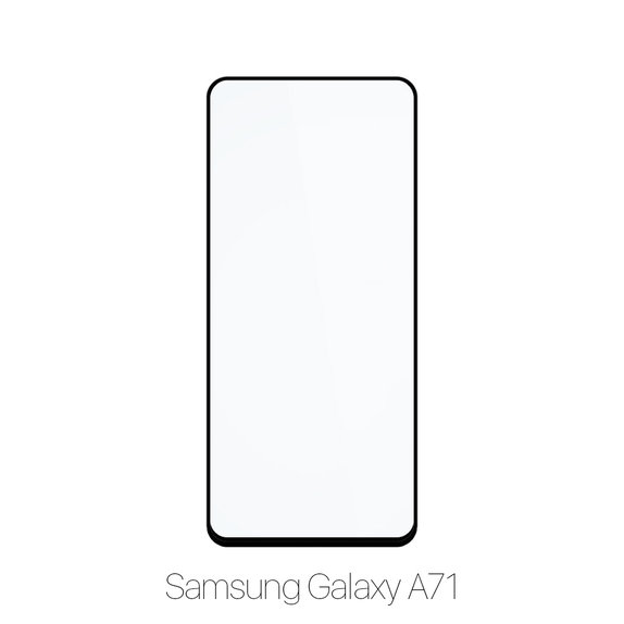 Закалено стъкло FullCover за Samsung A71, FixPremium