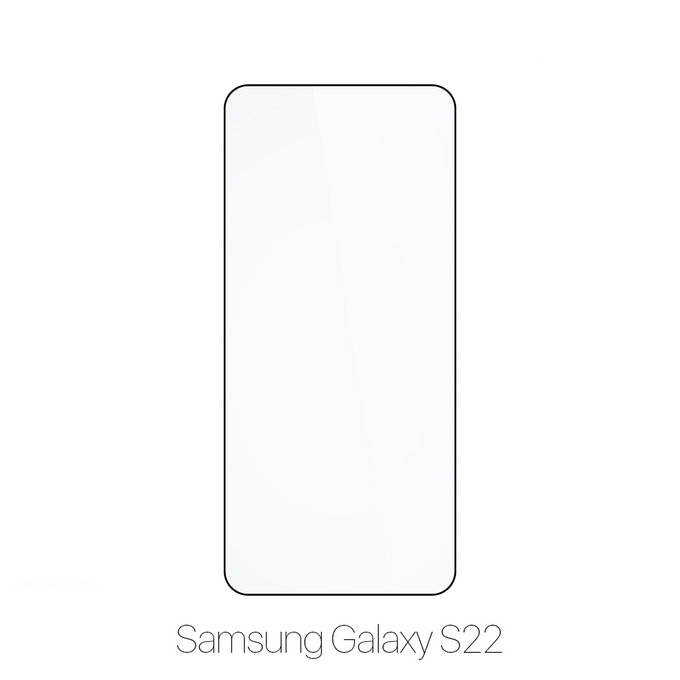 Закалено стъкло FullCover за Samsung S22, FixPremium