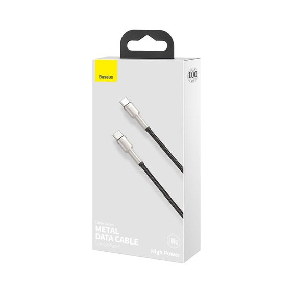 USB-C / USB-C кабел, 1m, Черно, Black, Baseus