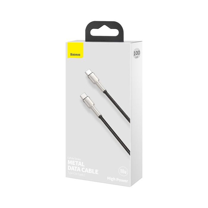 USB-C / USB-C кабел, 1m, Черно, Black, Baseus