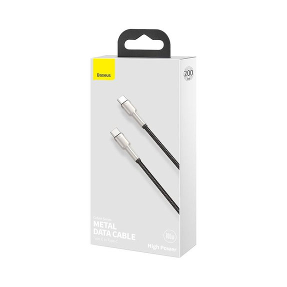 USB-C / USB-C кабел, 2m, Черно, Black, Baseus