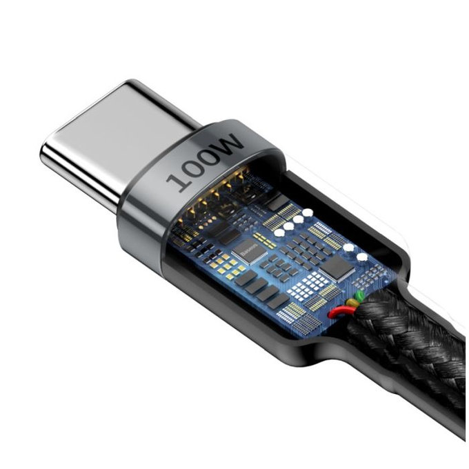USB-C / USB-C кабел, 2m, Черно, Black, Baseus
