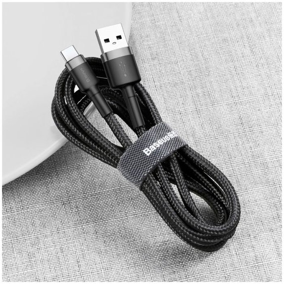 USB-C / USB кабел, 0.5m, Черно, Black, Baseus