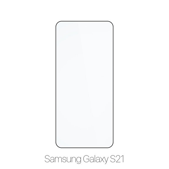 Закалено стъкло FullCover за Samsung S21, FixPremium