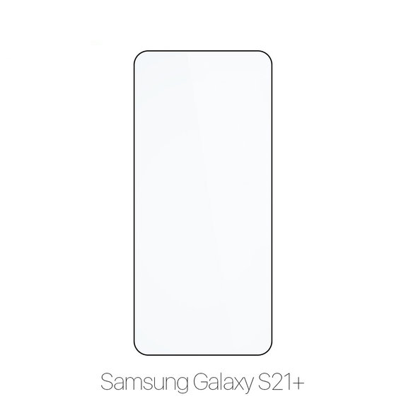 Закалено стъкло FullCover за Samsung S21+, FixPremium