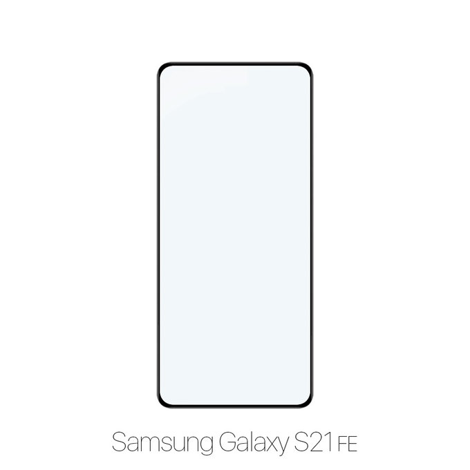 Закалено стъкло FullCover за Samsung S21 FE, FixPremium