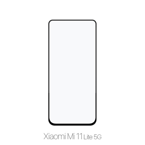 Закалено стъкло FullCover за Xiaomi Mi 11 Lite 5G, FixPremium