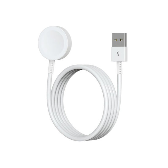 Магнитен кабел за зареждане за Apple Watch, 1m, A2256, пластмаса, Bulk