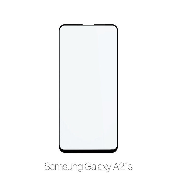 Закалено стъкло FullCover за Samsung A21s, FixPremium