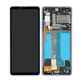 дисплей за Sony Xperia 10 IV XQCC54, Тъчскрийн и рамка, TFT, A5047176A, Lavender, Genuine Service Pack