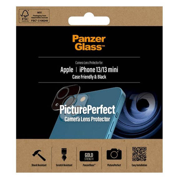 Протектор за обектив на задна камера PicturePerfect за iPhone 13 mini и 13, Прозрачен, Transparent, PanzerGlass