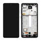 дисплей за Samsung A52 4G A525F, Тъчскрийн и рамка, Awesome Black, TFT