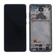 дисплей за Samsung A72 A725F, A726B, Тъчскрийн и рамка, Awesome Black, TFT