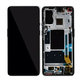 дисплей OLED за OnePlus 9, Тъчскрийн и рамка, Astral Black